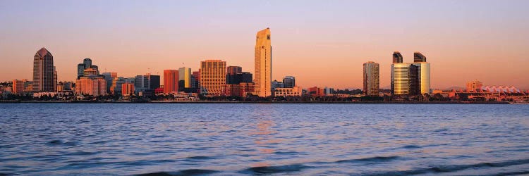 San Diego Panoramic Skyline Cityscape (Sunset)