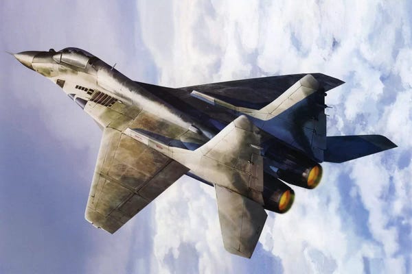 Military Aircraft: Russian Mig 29 Jet Fighter by Unknown Artist