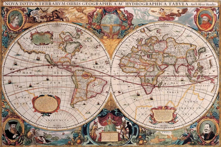 Antique World Map