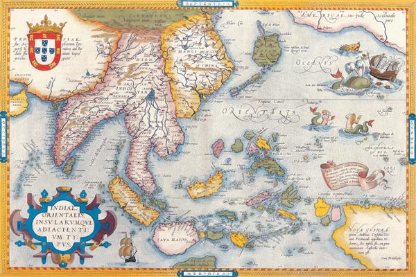 Antique Map East Asia