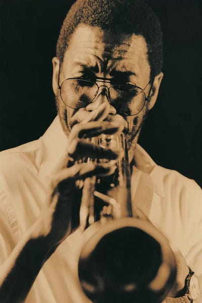 Jazz: Jazz Trumpet Player Vintage by Unknown Artist
