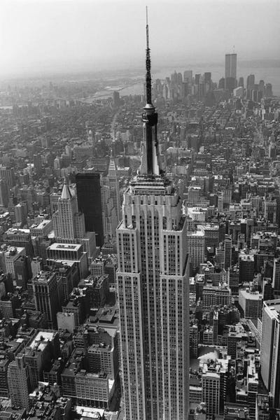 Black & White Scenic Art: Empire State Building (New York City) by Christopher Bliss