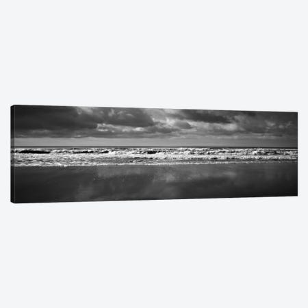 Ocean (Black & White) Canvas Print #7055} by Michael Harrison Canvas Artwork