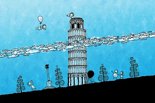 Leaning Tower Of Pisa: Leaning Tower of Pisa by Unknown Artist