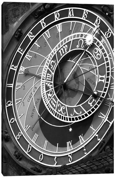Astronomic Watch Praha 11 Canvas Art Print - Clock Art