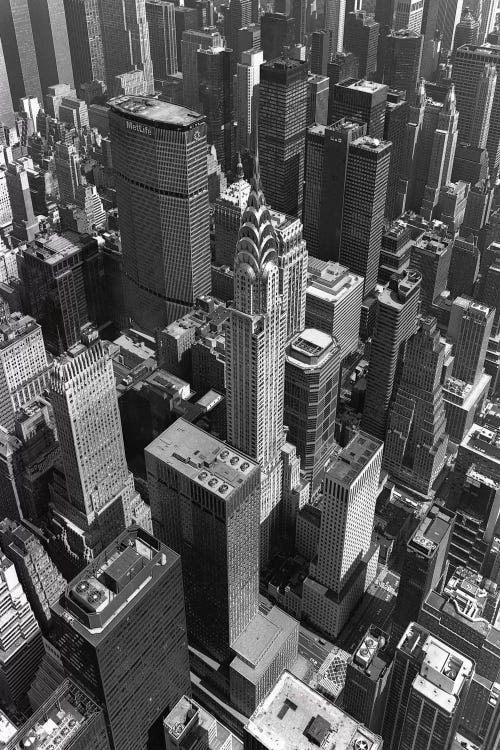 Chrysler Building And Midtown Manhattan by Christopher Bliss wall art