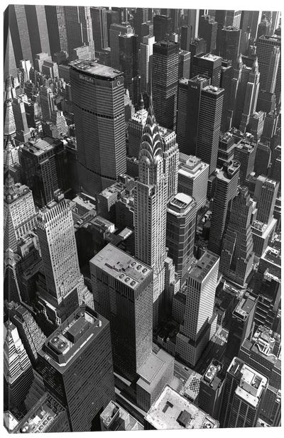 Chrysler Building And Midtown Manhattan Canvas Art Print