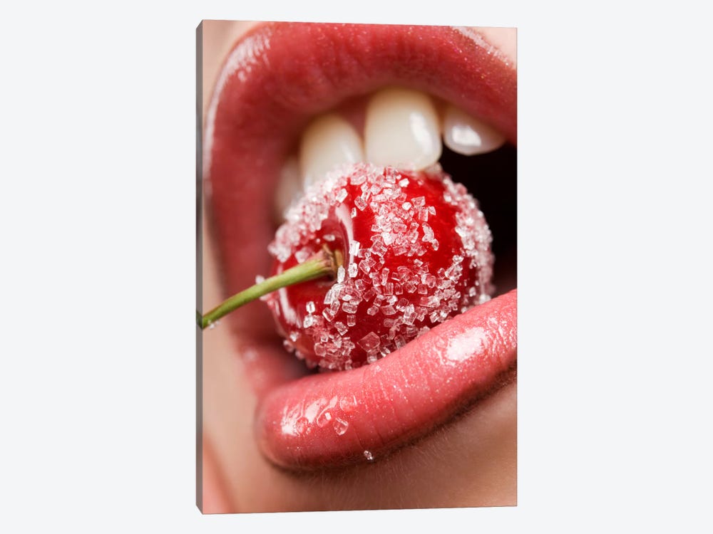Sexy Sugar Coated Cherry by Unknown Artist 1-piece Canvas Wall Art