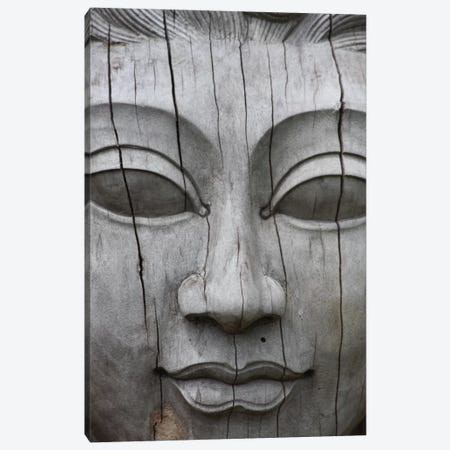 Buddha's Face Canvas Print #7220} by Unknown Artist Canvas Art