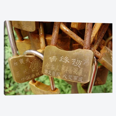 Buddhist Locks At Puning Canvas Print #7222} by Unknown Artist Canvas Wall Art