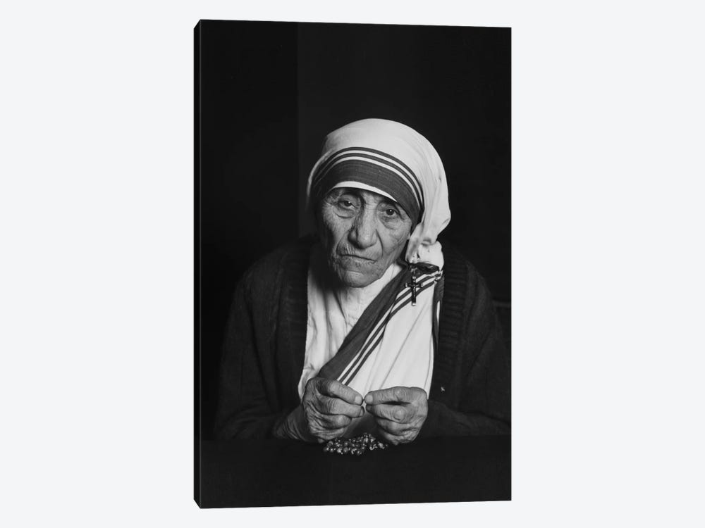 Mother Teresa Photograph 1-piece Canvas Art