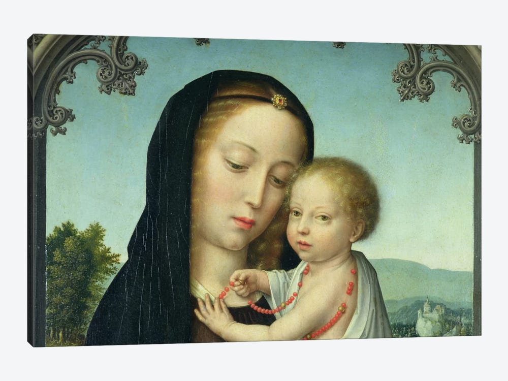 Virgin & Child by Unknown Artist 1-piece Canvas Wall Art