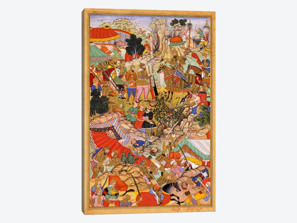 Tayang Khan Presented with Head of Mongol Leader Ong Khan by Unknown Artist 1-piece Canvas Art