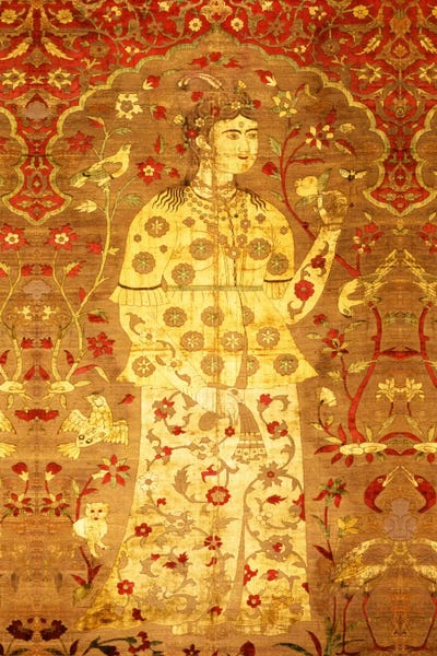 Velvet Silk & Silver Lamella Fabric