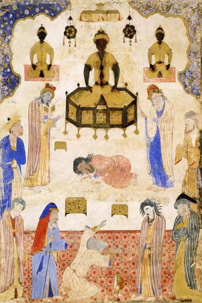 Middle Eastern Décor: Idolaters Before An Idol, 1550 by Unknown Artist