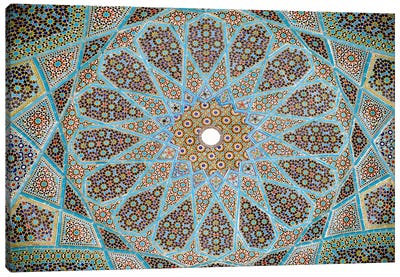 Tomb of Hafez Mosaic Canvas Art Print - Patterns