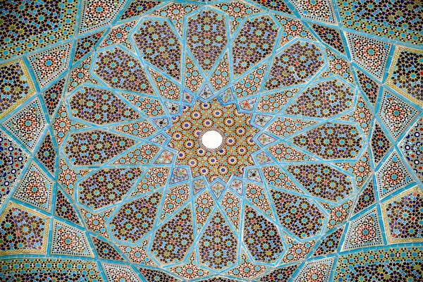 Middle Eastern Décor: Tomb of Hafez Mosaic by Unknown Artist
