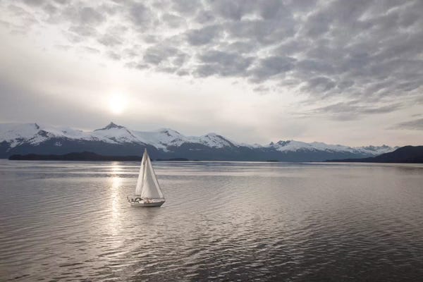 Large Photography - Canvas Prints: Sailing at Sunset, Alaska '09 by Monte Nagler