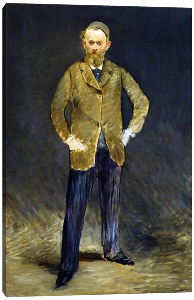 The Self Portrait Canvas Art Print - Edouard Manet