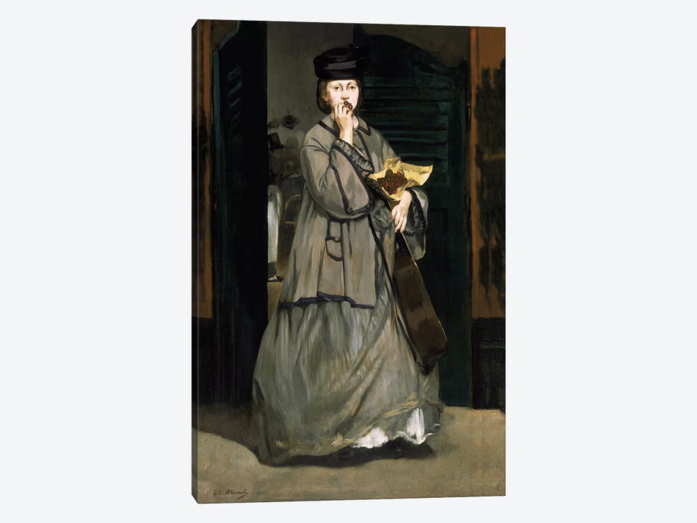 Street Singer by Edouard Manet 1-piece Canvas Wall Art
