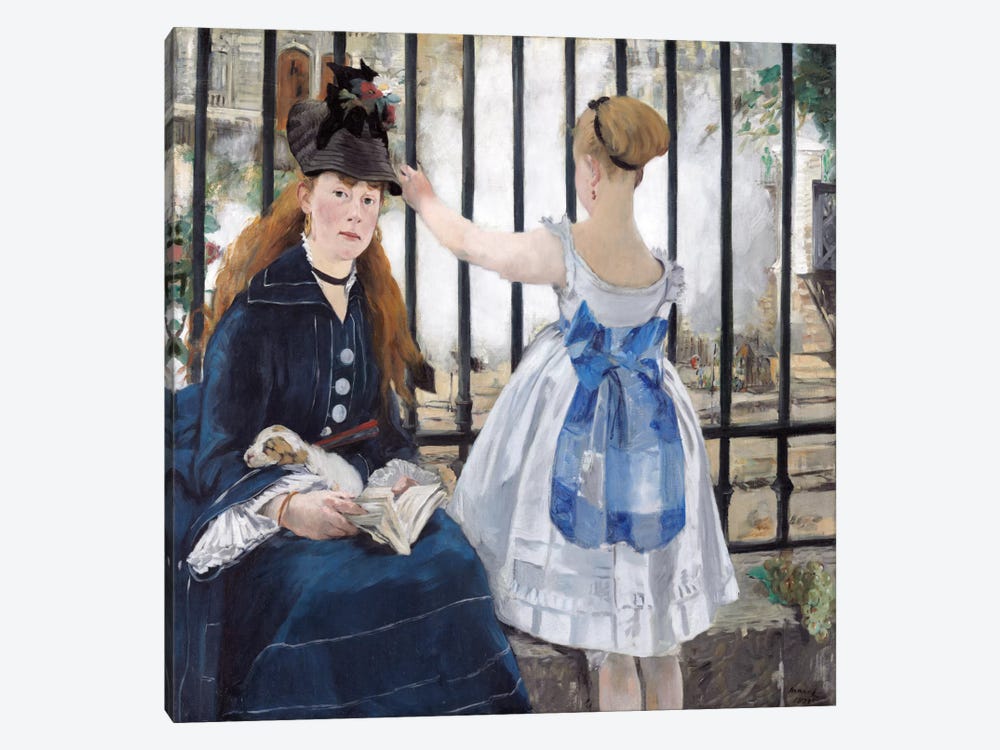 The Railway by Edouard Manet 1-piece Canvas Art