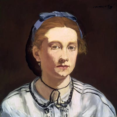 Victorine Meurent by Edouard Manet canvas print