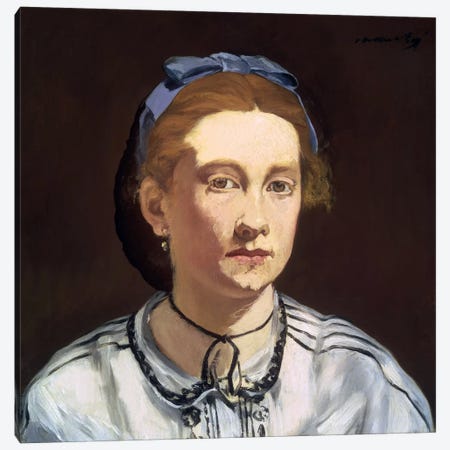 Victorine Meurent Canvas Print #8033} by Edouard Manet Canvas Print