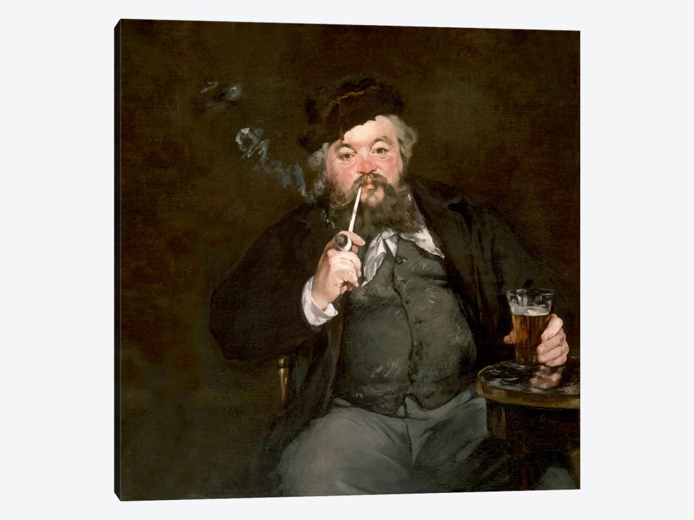 A Good Glass of Beer (Le Bon Bock) by Edouard Manet 1-piece Art Print