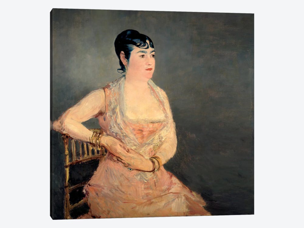 Lady in Pink by Edouard Manet 1-piece Art Print