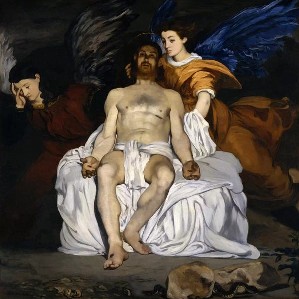 Christianity: The Dead Christ with Angels by Edouard Manet