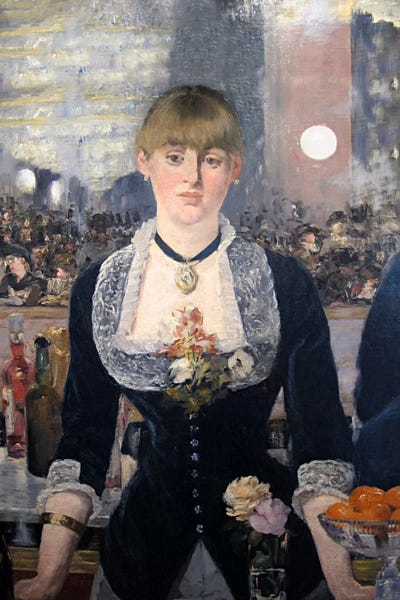 European Décor: A Bar at The Folies Bergere by Edouard Manet