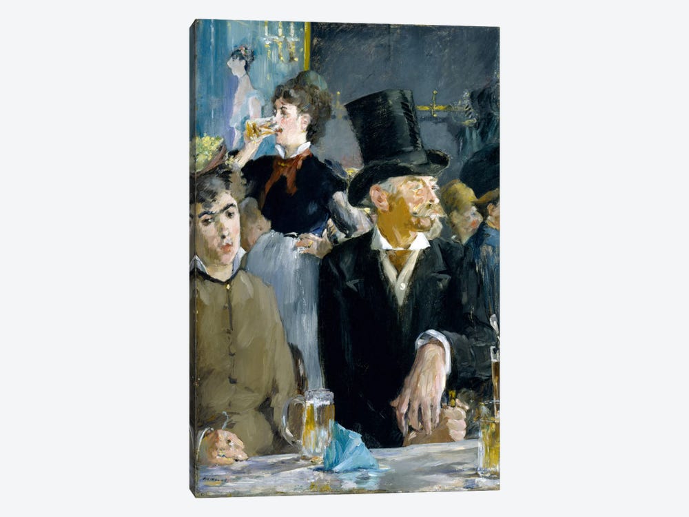 At The Café by Edouard Manet 1-piece Art Print