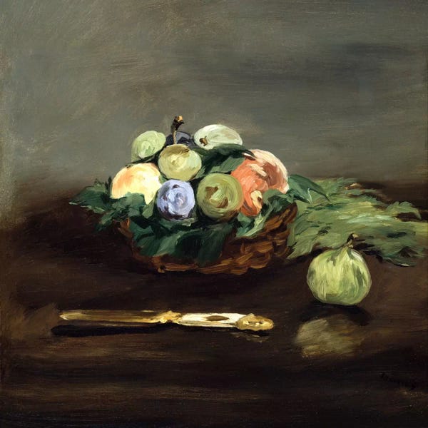 Impressionism: Basket of Fruit by Edouard Manet