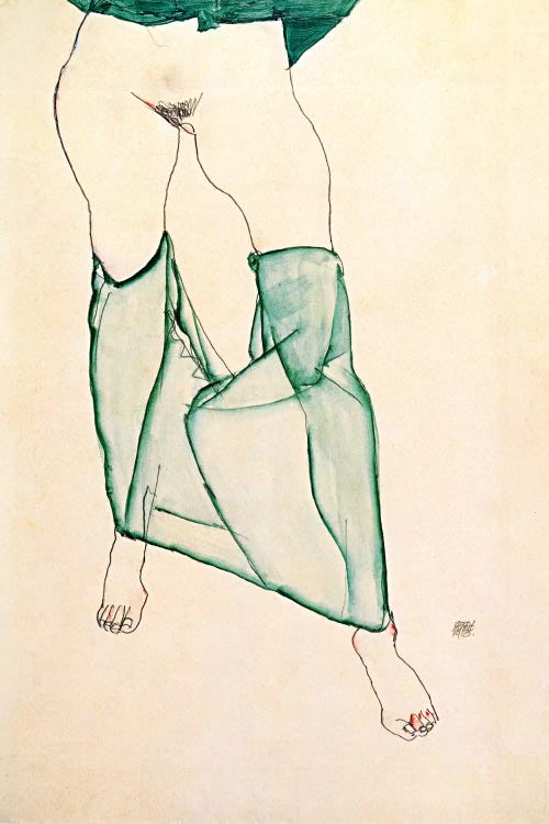 The Unsalvageable Ego by Egon Schiele wall art