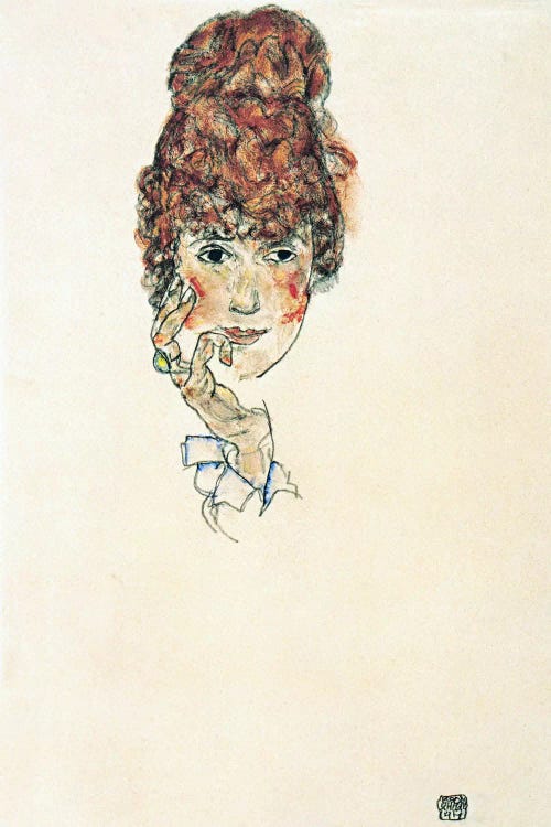 Portrait of Edith Schiele