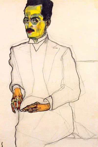 Expressionism: Portrait of a Gentleman by Egon Schiele