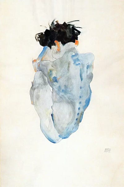 Expressionism: Crouching by Egon Schiele