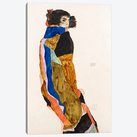 The Dancer Moa Canvas Print #8265} by Egon Schiele Art Print