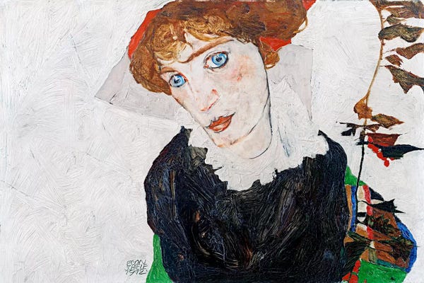 Expressionism: Portrait of Wally Neuzil by Egon Schiele