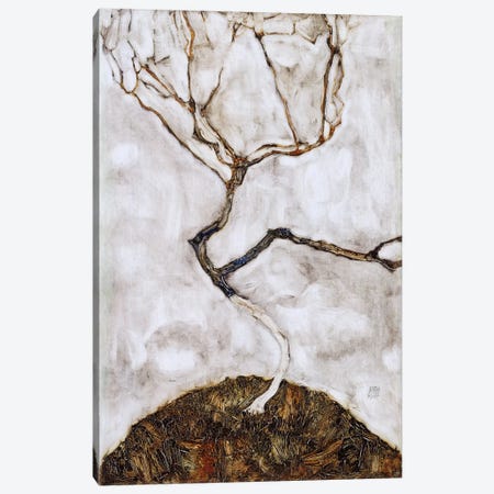 Small Tree in Late Autumn Canvas Print #8306} by Egon Schiele Canvas Artwork
