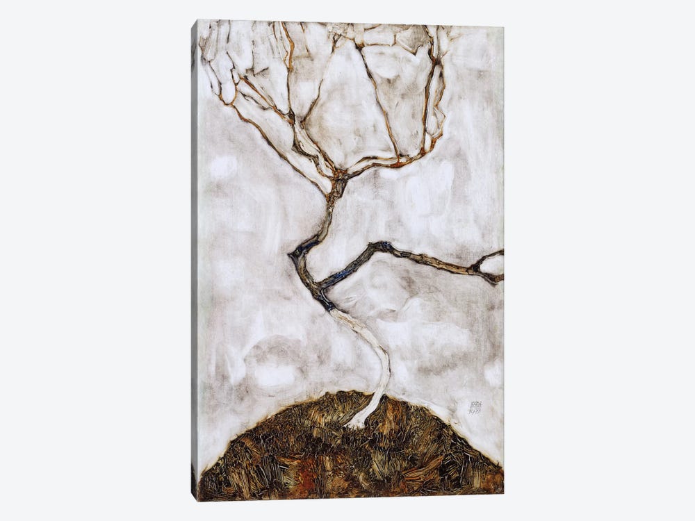 Small Tree in Late Autumn by Egon Schiele 1-piece Art Print
