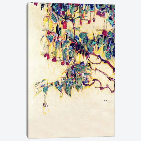 Sun Tree Canvas Print #8307} by Egon Schiele Canvas Artwork