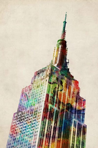 New York: Empire State Building by Michael Tompsett