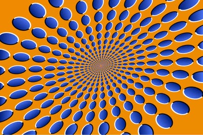 Optical Illusions by Michael Tompsett framed canvas print