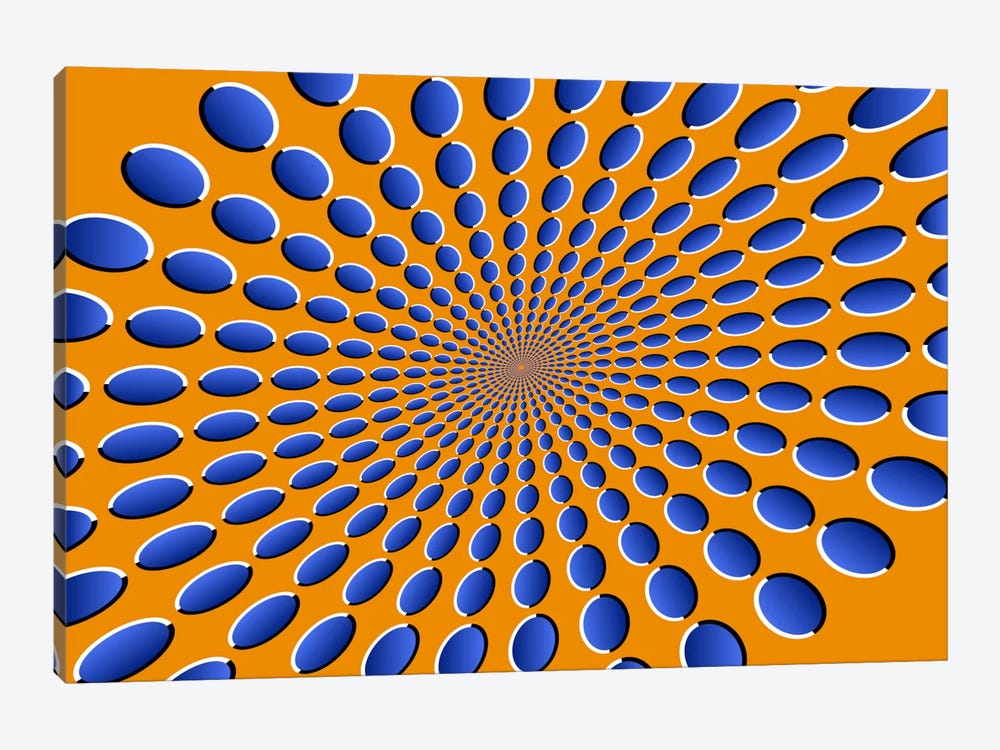 Optical Illusions by Michael Tompsett 1-piece Canvas Artwork