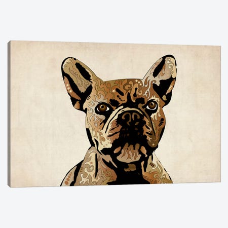 French Bulldog Canvas Print #8772} by Michael Tompsett Canvas Artwork