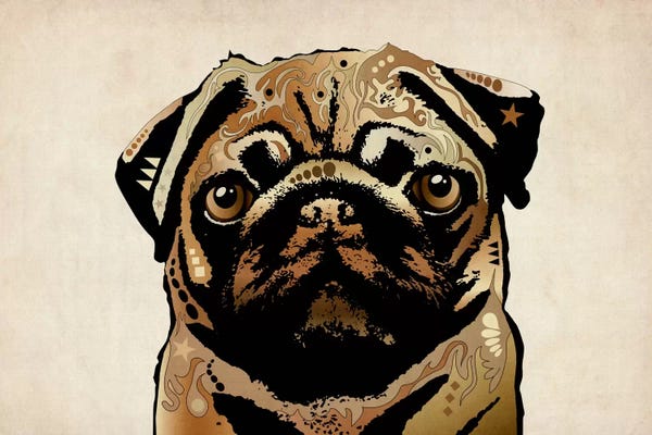 Pugs: Pug Dog by Michael Tompsett