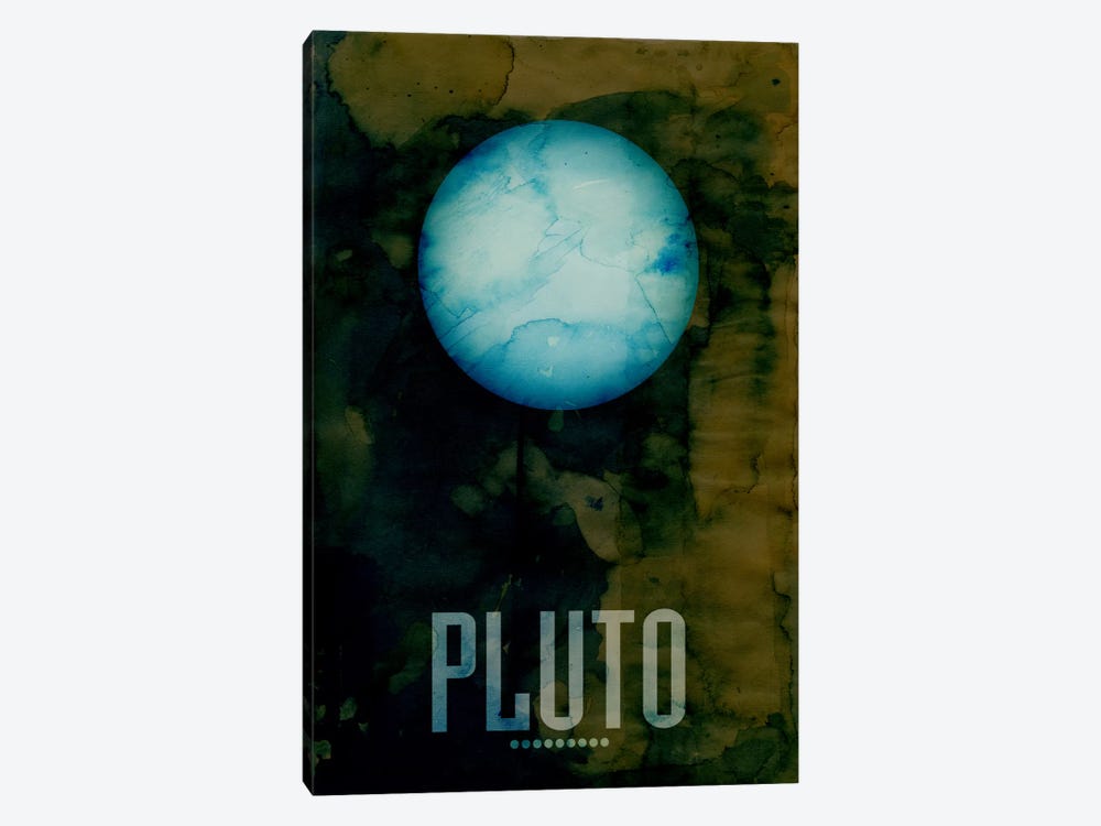 The Planet Pluto by Michael Tompsett 1-piece Canvas Art