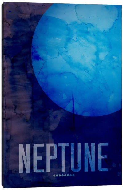 The Planet Neptune Canvas Art Print - Space Travel Posters