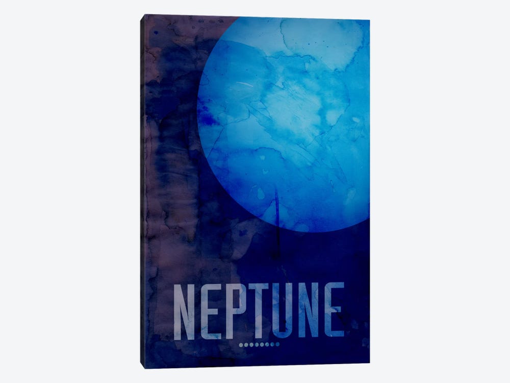 The Planet Neptune by Michael Tompsett 1-piece Canvas Print